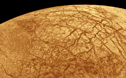 Europa has the smoothest skin of any of Jupiter's moons. And its moist too.